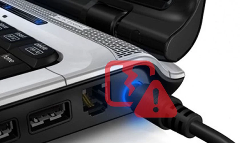 Phụ kiện sạc laptop Dell lỗi, hư hỏng