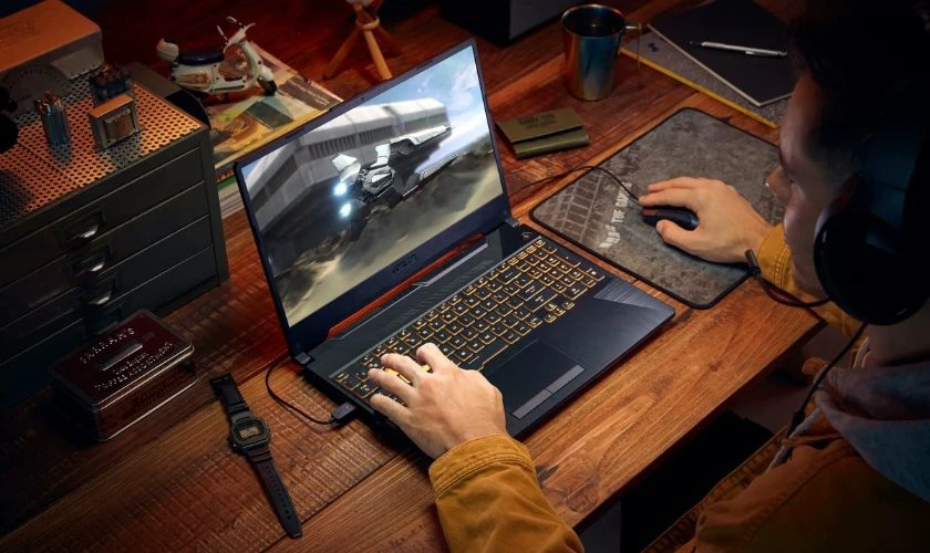 ASUS TUF Gaming F15 sở hữu thiết kế bền bỉ