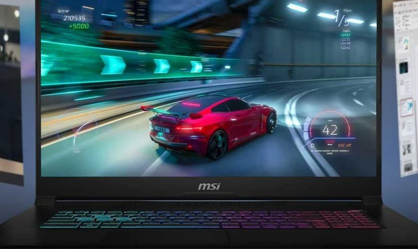 MSI Katana 15 HX được trang bị cấu hình mạnh mẽ với Intel Core i9