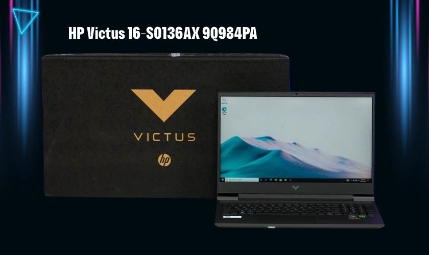 HP Victus 16-S0136AX 9Q984PA sở hữu hiệu năng mạnh mẽ từ chip AMD Ryzen 5