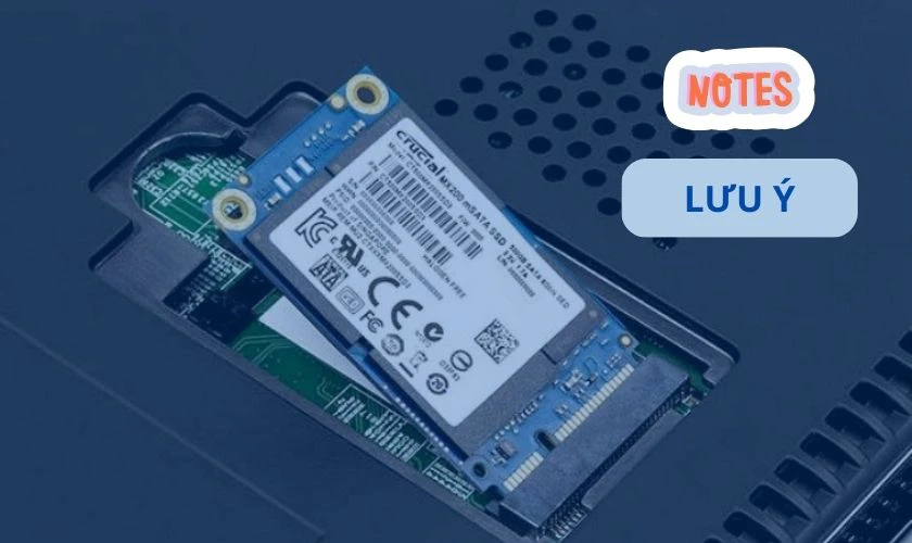 C&aacute;c lưu &yacute; khi lắp th&ecirc;m ổ cứng cho laptop