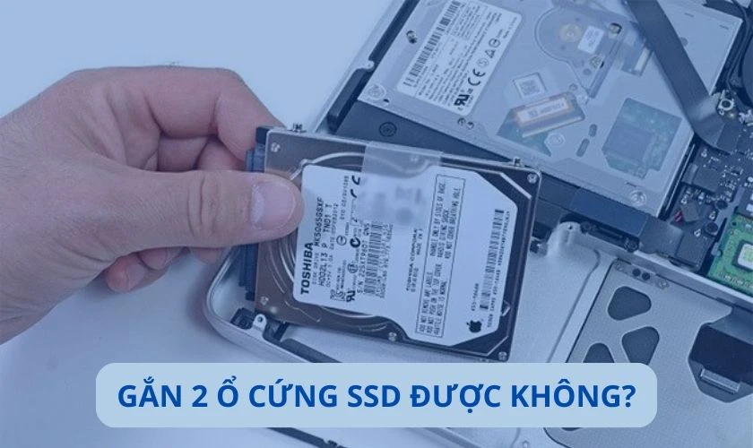 Gắn 2 ổ cứng SSD cho laptop c&oacute; được kh&ocirc;ng?