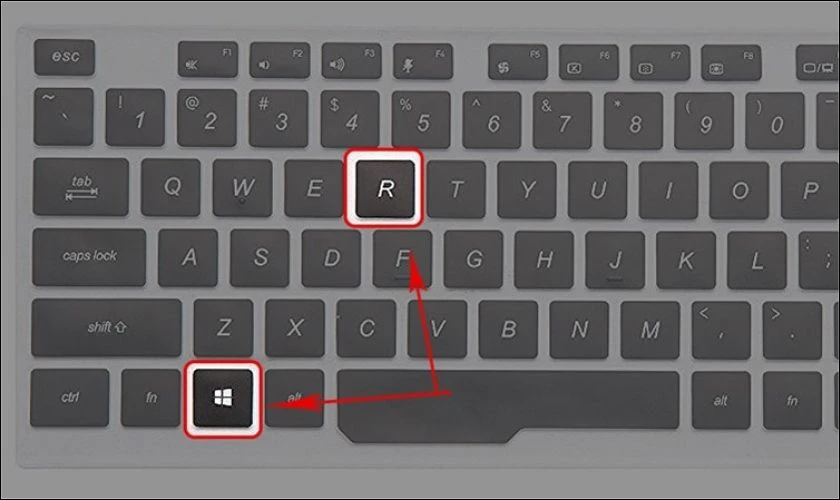 Mở nhanh hộp thoại Run bằng tổ hợp ph&iacute;m tắt