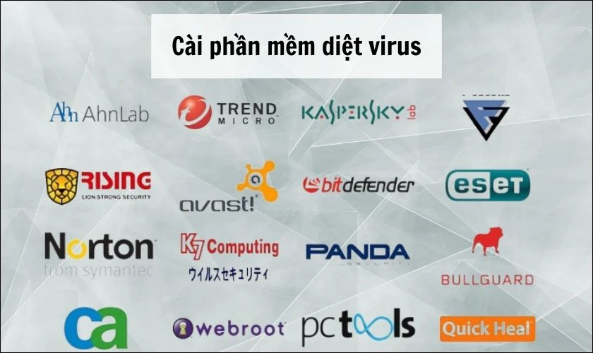 Sử dụng phần mềm diệt virus và bảo vệ hệ thống