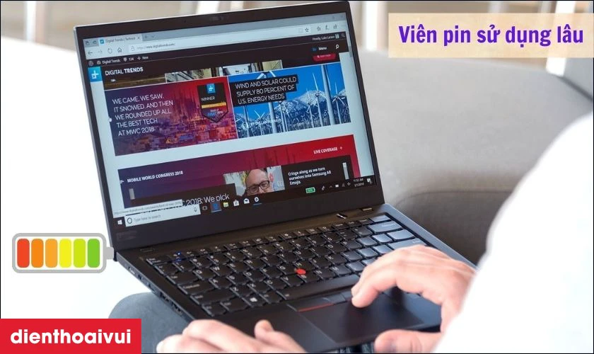 Pin cho thời gian sử dụng l&acirc;u