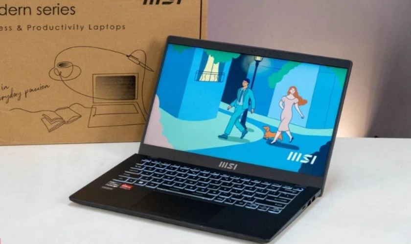 MSI Modern 14 C7M-221VN là mẫu laptop với hiệu năng ổn định
