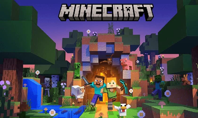 Chơi game Minecraft