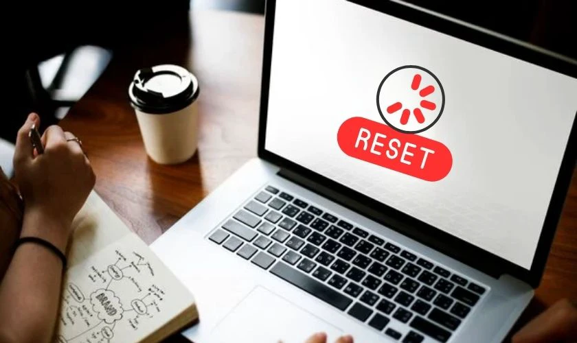 Reset nguồn và kiểm tra lại khả năng chuyển sang pin