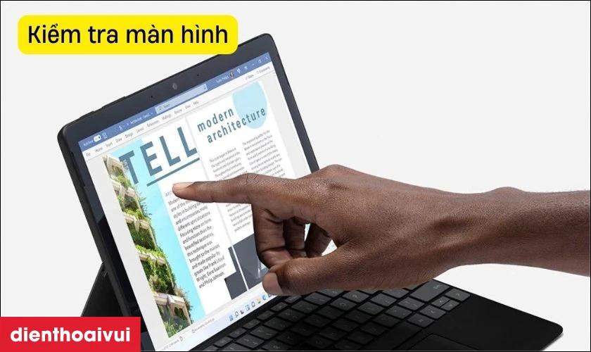 Kiểm tra m&agrave;n h&igrave;nh