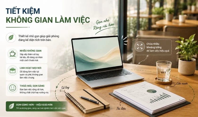 Tiết kiệm không gian làm việc