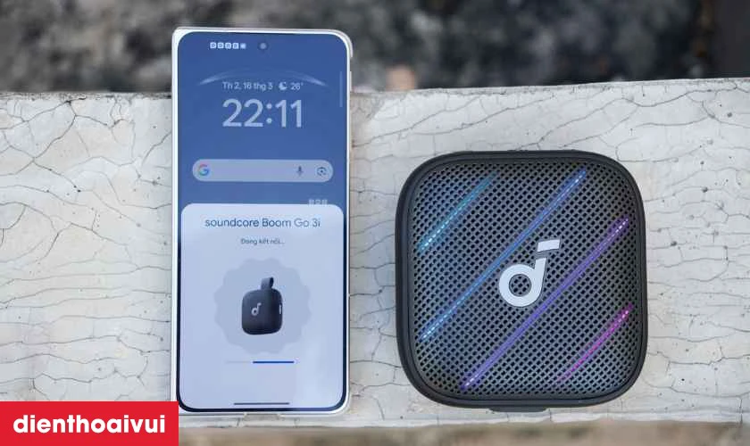 C&aacute;ch kết nối Bluetooth tr&ecirc;n Anker Soundcore Boom Go 3i