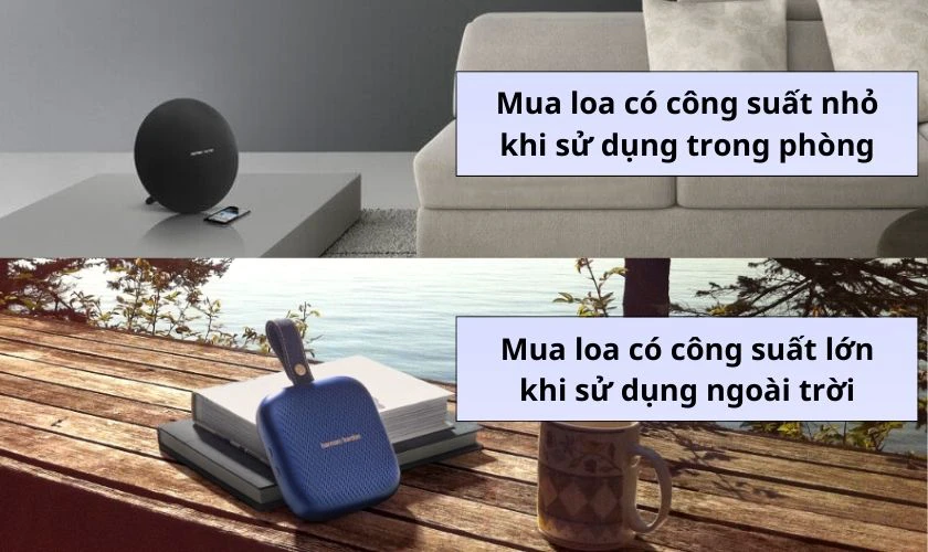 C&ocirc;ng suất của loa ảnh hưởng trực tiếp đến &acirc;m lượng v&agrave; khả năng lấp đầy kh&ocirc;ng gian