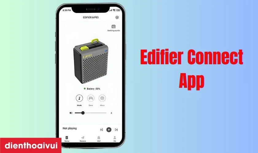 Edifier MP85 được trang bị c&aacute;c n&uacute;t điều khiển ở tr&ecirc;n c&ugrave;ng