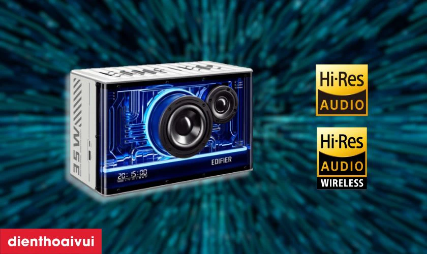 Loa Bluetooth Edifier QD35 c&oacute; c&ocirc;ng suất kh&aacute; lớn, &acirc;m mạnh mẽ