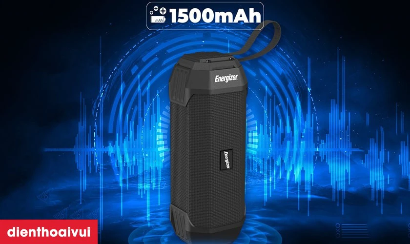 Kết nối bluetooth 5.0 với dung lượng 1500mAh