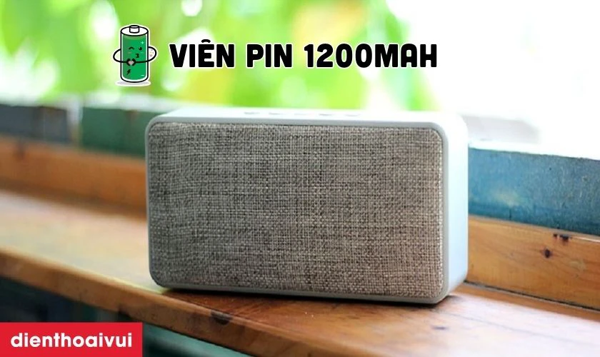Vi&ecirc;n pin 1200mAh mang lại thời gian sử dụng l&acirc;u d&agrave;i