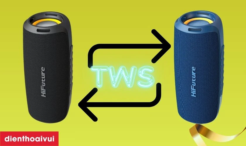T&iacute;nh năng gh&eacute;p đ&ocirc;i TWS tạo &acirc;m thanh k&eacute;p mạnh mẽ