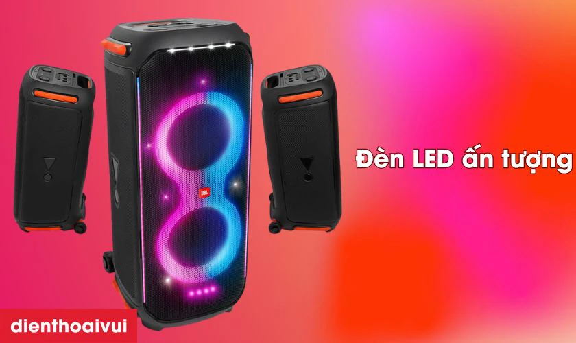 Loa bluetooth JBL Partybox 710 c&oacute; thiết kế độc đ&aacute;o v&agrave; kh&aacute; gọn 399 x 905 x 436 mm