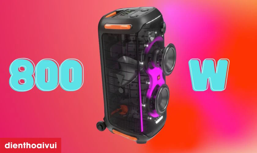 C&ocirc;ng suất 800W mạnh mẽ cho mọi kh&ocirc;ng gian