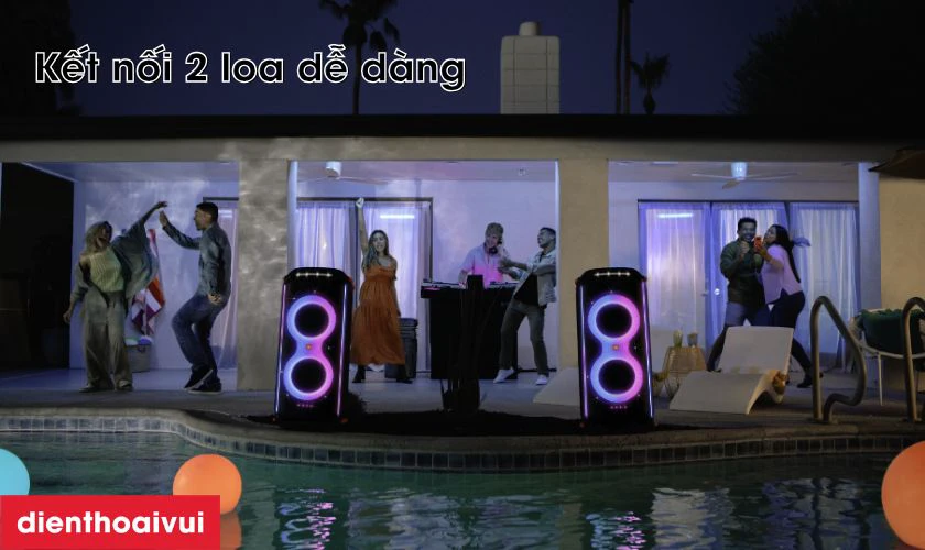 Loa JBL Partybox 710 trang bị c&ocirc;ng nghệ True Wireless Stereo