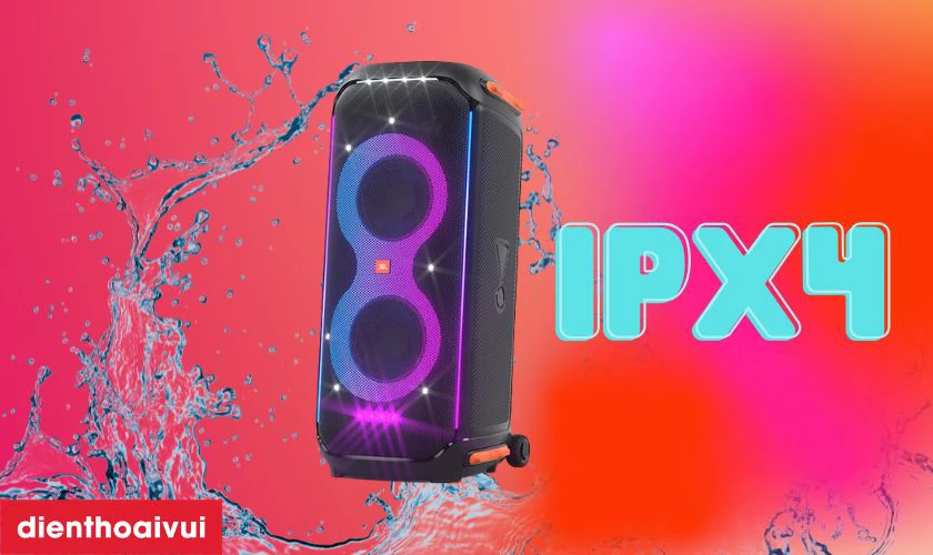 Hỗ trợ chống nước IPX4