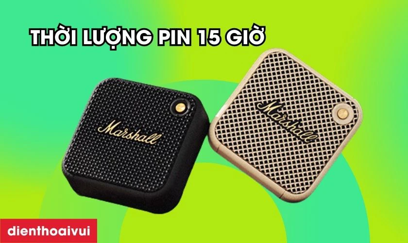 Bạn chỉ cần tốn 3 giờ để sạc đầy pin loa Marshall Willen