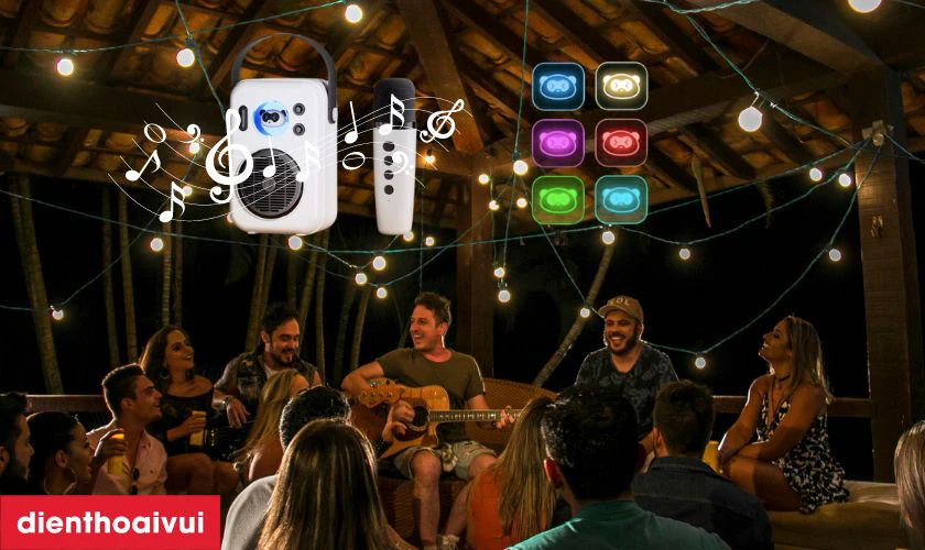 SoundPEATS Hi Singing t&iacute;ch hợp hệ thống đền RBG