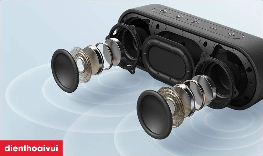 Đặc điểm của loa Bluetooth Tribit Xsound go Pgarded Đen