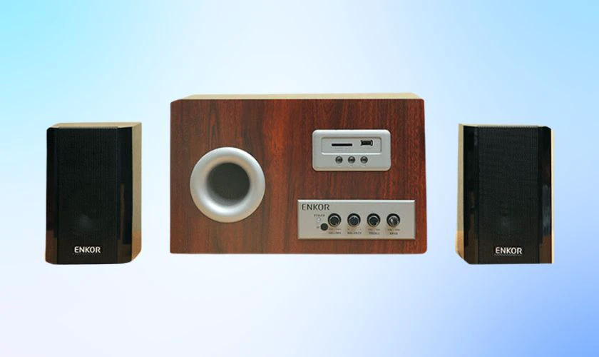 Loa vi t&iacute;nh Bluetooth Enkor S2850 N&acirc;u cổ điển nhiều người lựa chọn