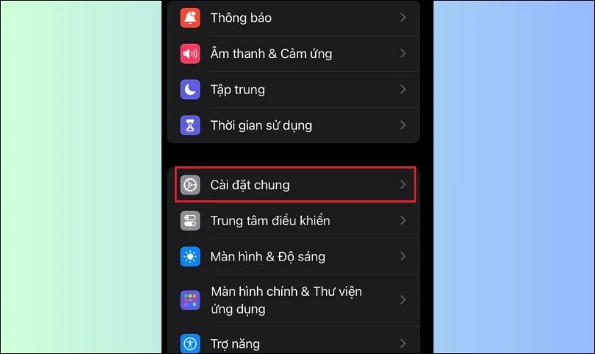 Đặt lại c&agrave;i đặt tr&ecirc;n iPhone để sửa lỗi loa kh&ocirc;ng nghe được