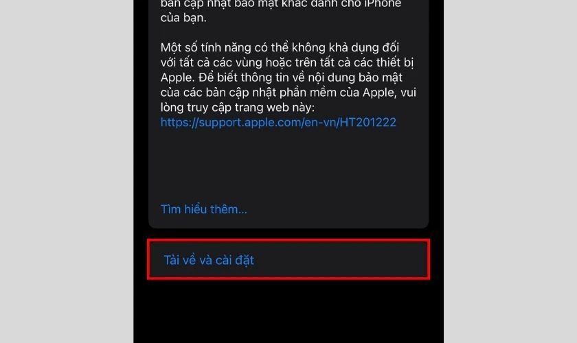 Cuối cùng, bạn tiếp tục chọn vào Tải về và cài đặt