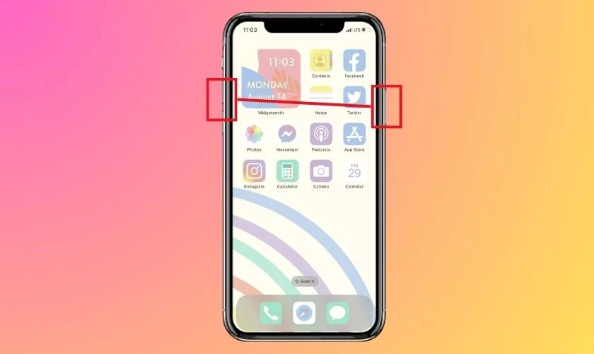 Tắt nguồn m&aacute;y bằng c&aacute;ch nhấn giữ n&uacute;t nguồn v&agrave; n&uacute;t tăng &acirc;m lượng