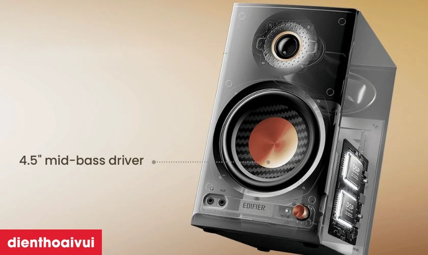 Củ loa trầm 4.5 inch cho âm bass mạnh mẽ