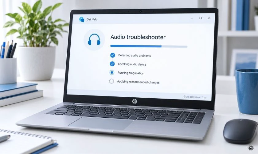 Chạy trình khắc phục sự cố âm thanh