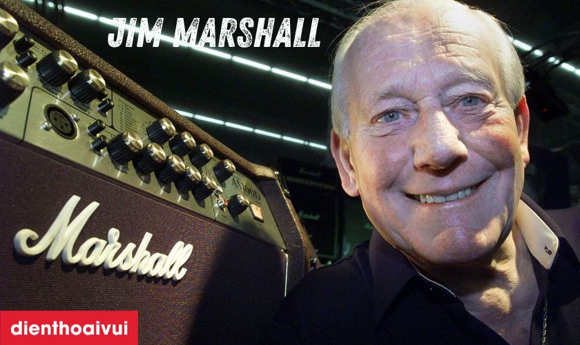 Loa Marshall được h&atilde;ng Marshall sản xuất, th&agrave;nh lập bởi Jim Marshall