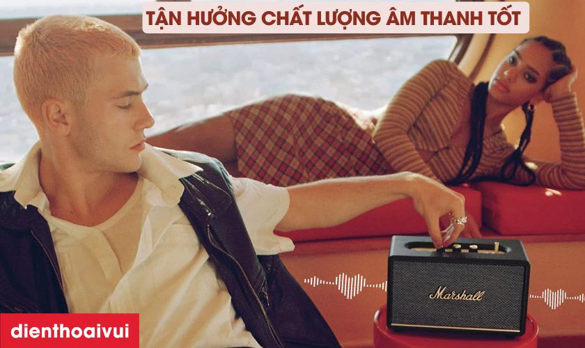 Loa Marshall sở hữu những nốt trầm s&acirc;u v&agrave; mạnh mẽ