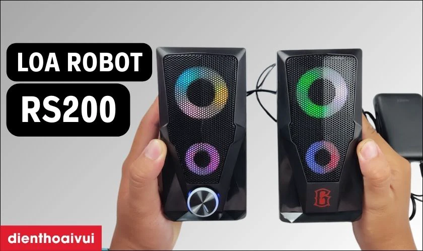Giới thiệu đ&ocirc;i n&eacute;t về d&ograve;ng loa Robot RS200
