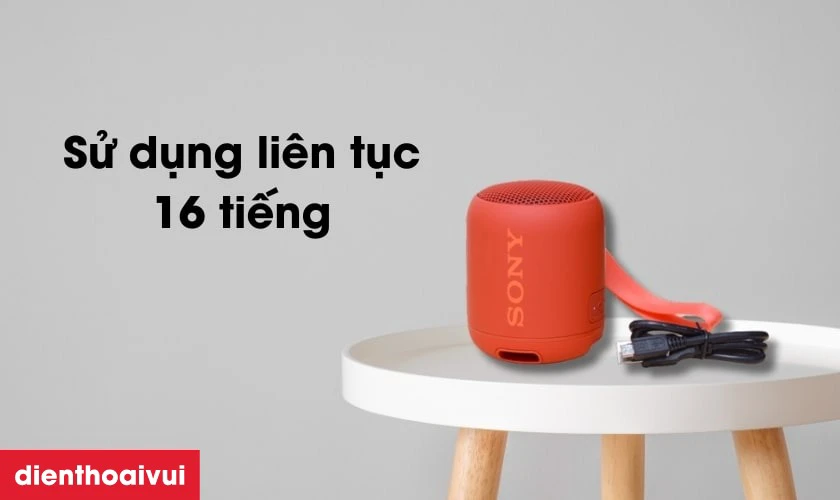 Sử dụng li&ecirc;n tục 16 tiếng