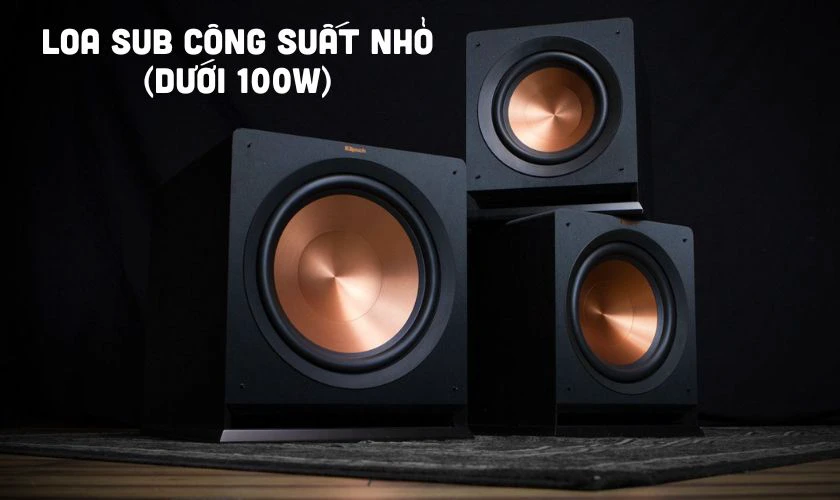 Cách phân loại loa sub là gì? Phân loại dựa trên công suất loa