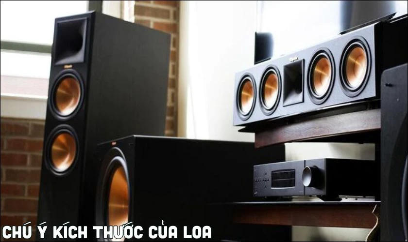Chú ý đến kích thước của loa Sub trước khi chọn mua và lắp đặt
