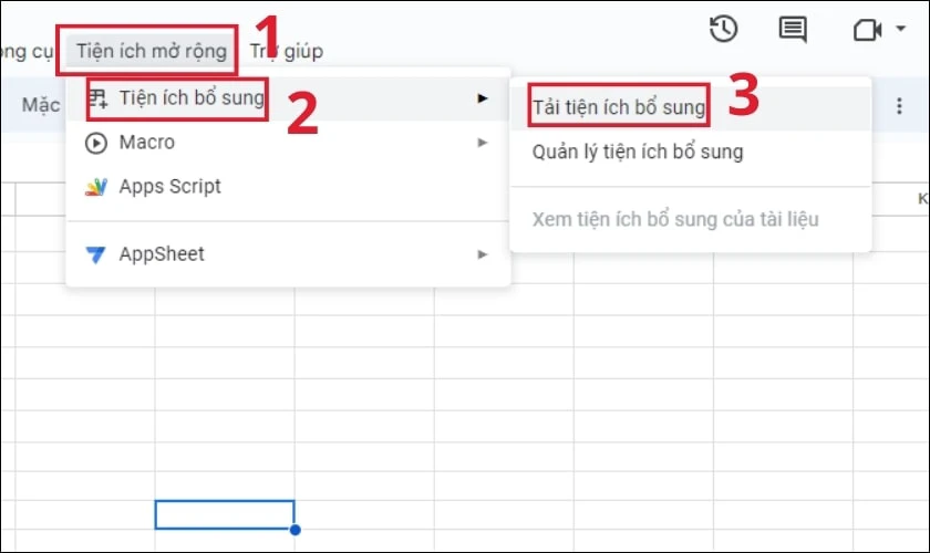 Lọc gi&aacute; trị tr&ugrave;ng nhau bằng c&ocirc;ng cụ tiện &iacute;ch trong Google Sheets