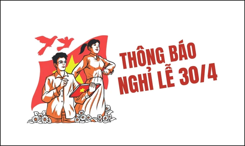 Mẫu logo nghỉ lễ 30/4 mới