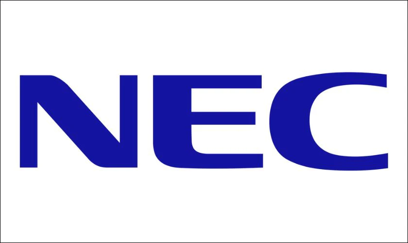Logo c&aacute;c h&atilde;ng Laptop dạng t&ecirc;n thương hiệu -NEC