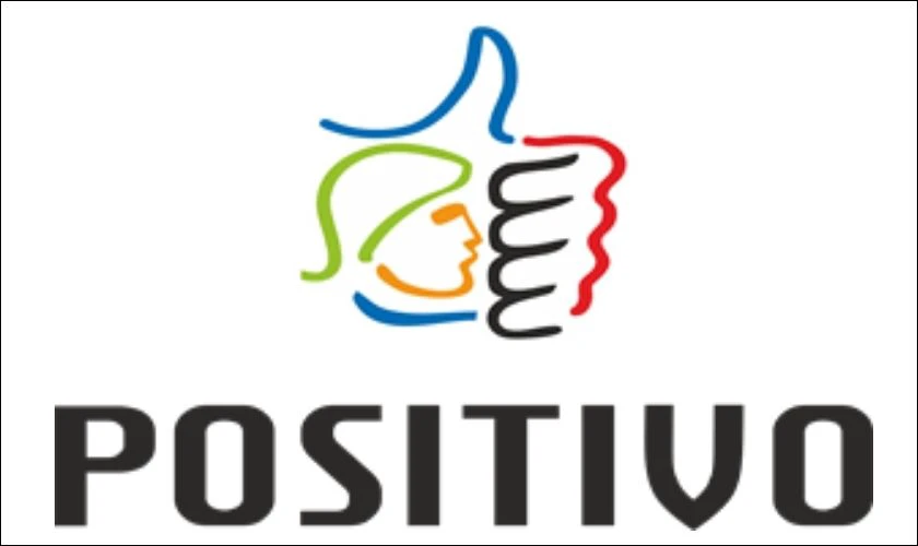 Logo c&aacute;c h&atilde;ng Laptop dạng linh vật - Positivo