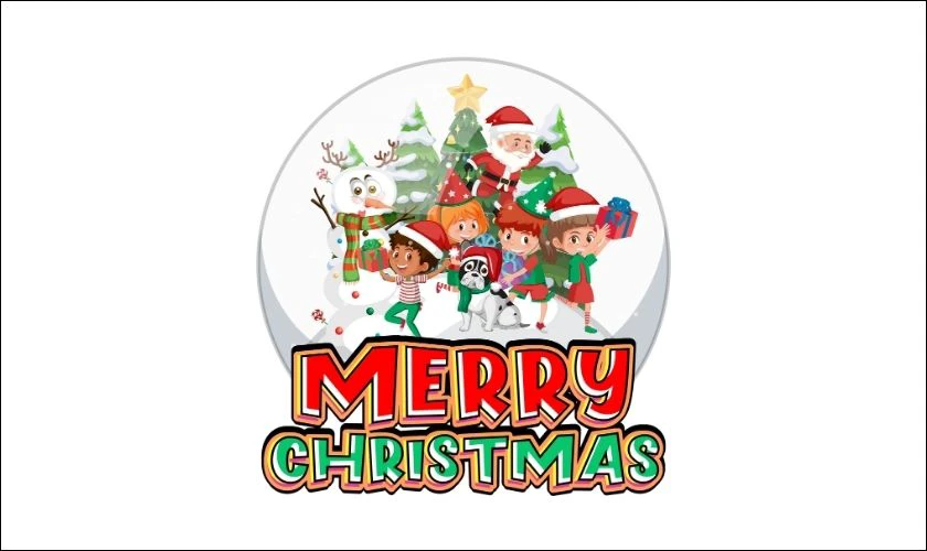 Mẫu logo Gi&aacute;ng Sinh đẹp tham khảo