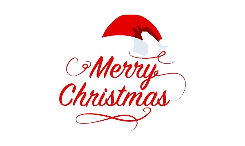 Logo Noel với mũ c&aacute;ch t&acirc;n