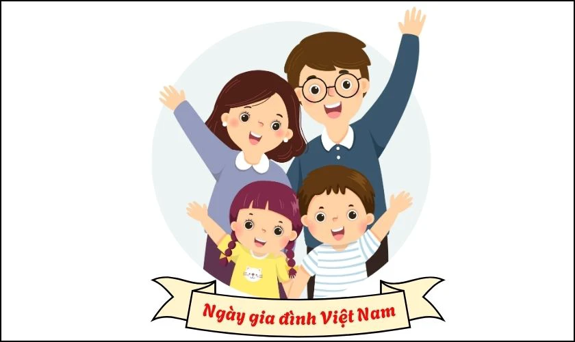 Logo Ng&agrave;y gia đ&igrave;nh Việt Nam HD