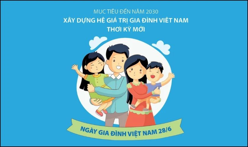 Logo Ng&agrave;y gia đ&igrave;nh Việt Nam d&ugrave;ng để l&agrave;m g&igrave;
