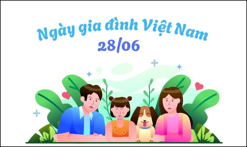 Logo Ng&agrave;y gia đ&igrave;nh Việt Nam đẹp nhất HD