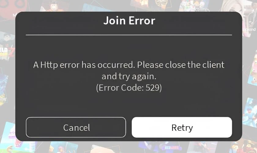 Lỗi 529 Roblox là gì